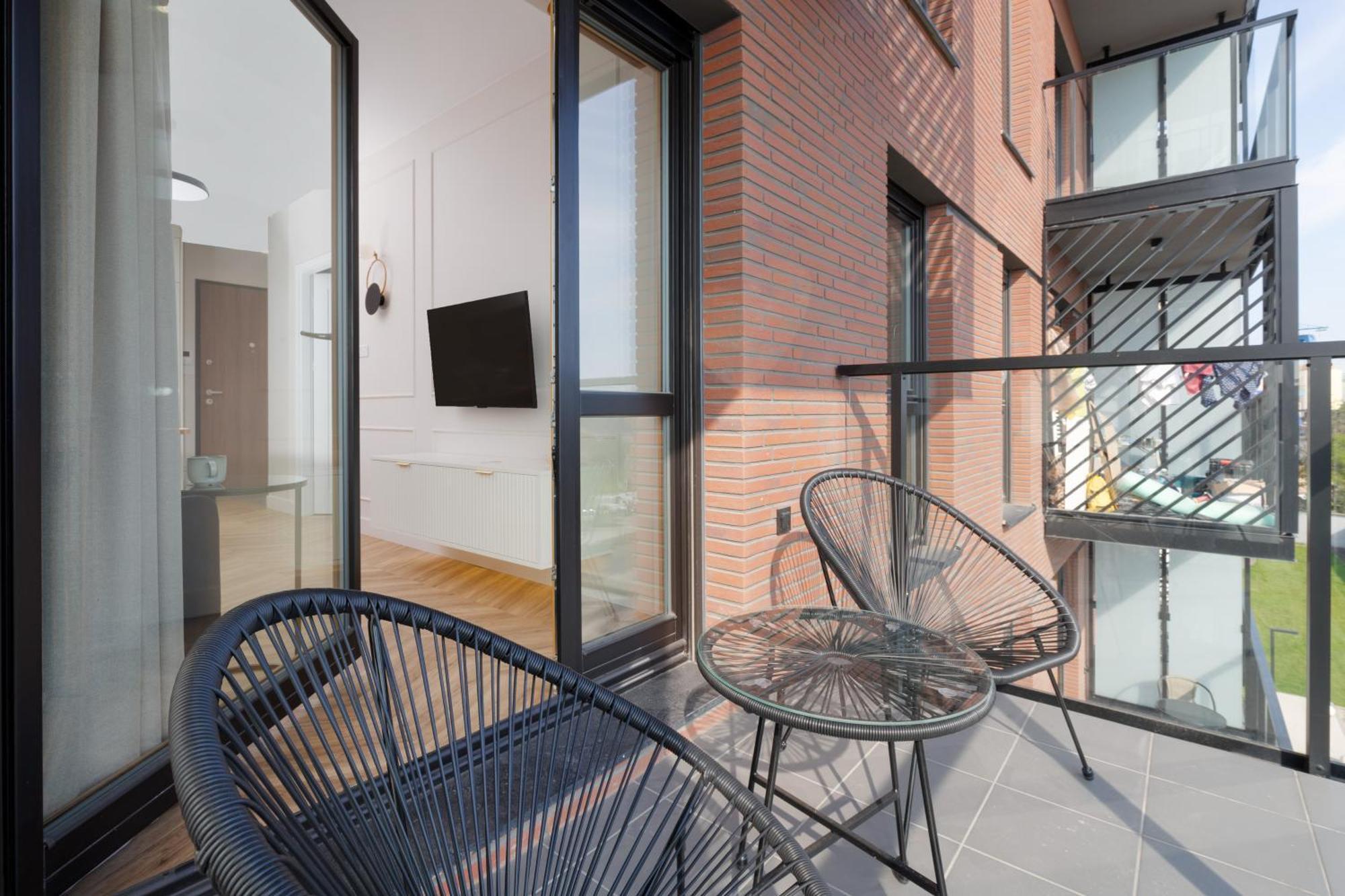 Sienna Grobla Apartment With View Of The Motlawa Terrace & Sauna, Gym By Noclegi Renters Gdansk Exterior photo