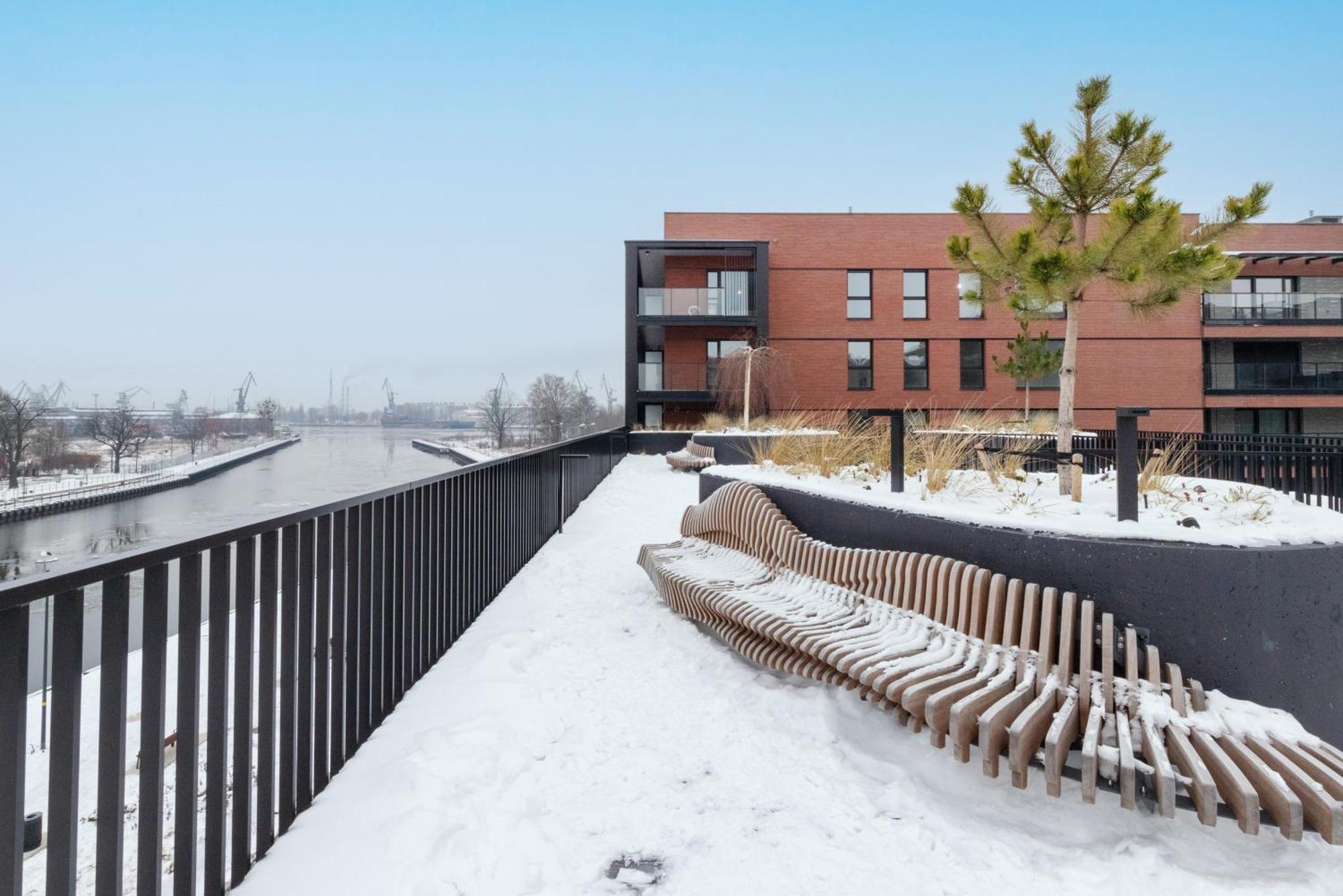 Sienna Grobla Apartment With View Of The Motlawa Terrace & Sauna, Gym By Noclegi Renters Gdansk Exterior photo