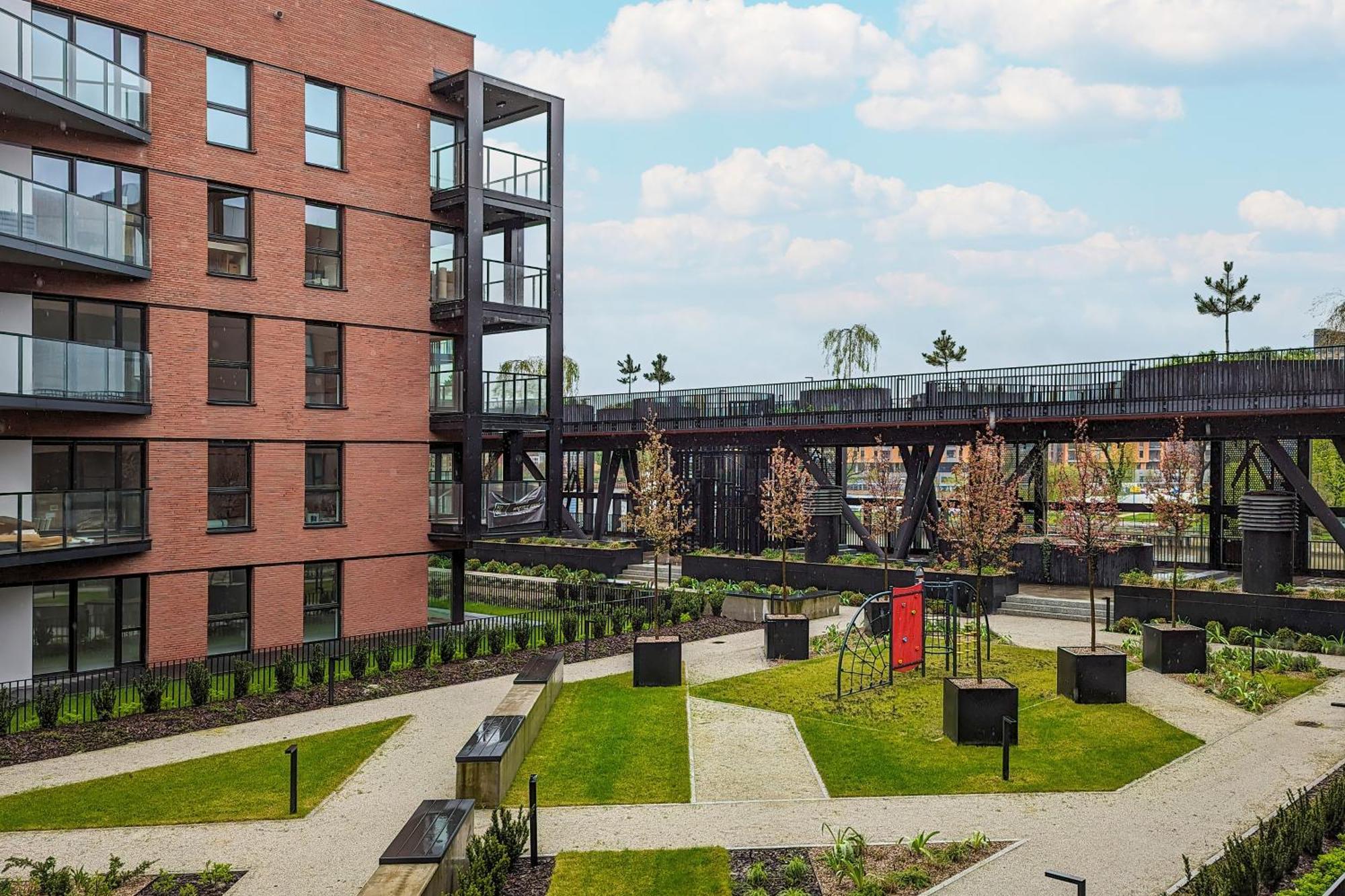 Sienna Grobla Apartment With View Of The Motlawa Terrace & Sauna, Gym By Noclegi Renters Gdansk Exterior photo